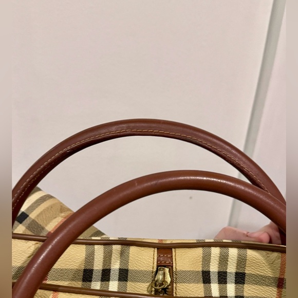 BURBERRY Vintage Haymarket Check Canvas Garment Bag - Picture 15 of 17